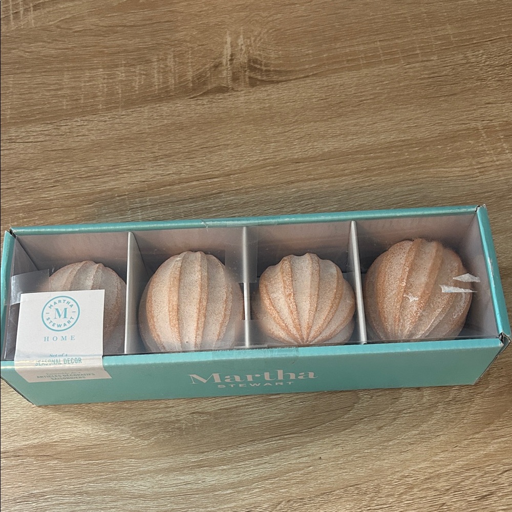 Martha Stewart Tan Decorative Orbs Set